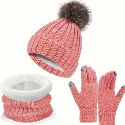 Elegant 3-Piece Winter Set for Women’s Comfort